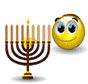Hanukkah Candles Lit