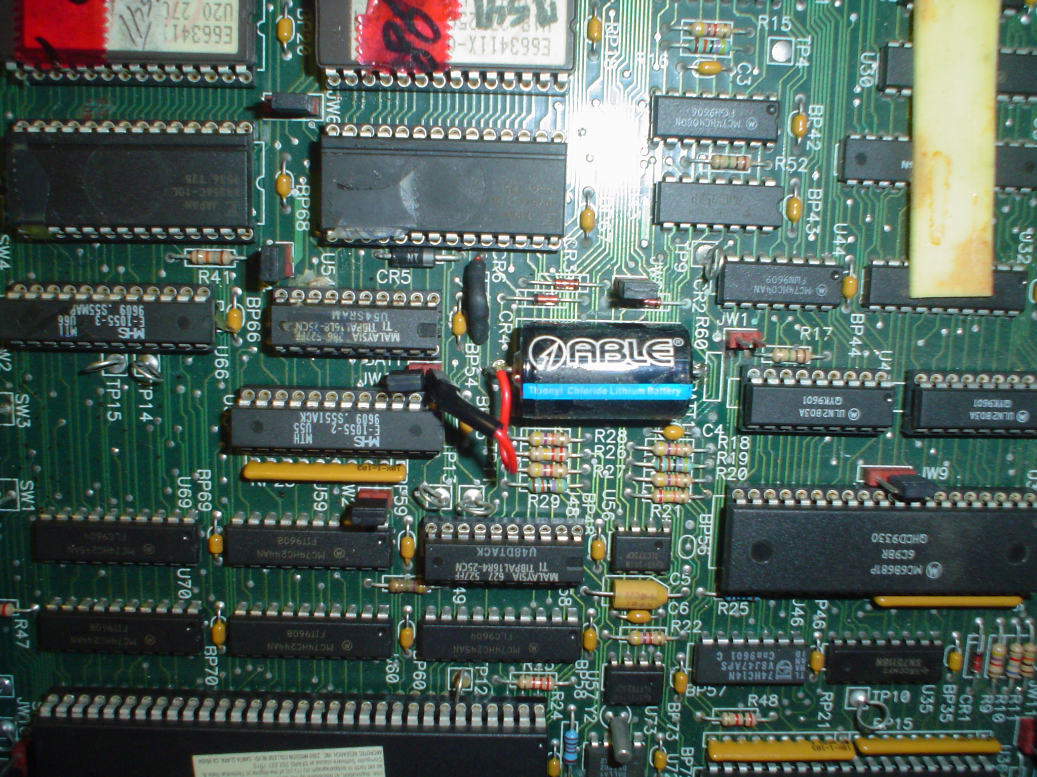 Bally 5500 Safe Ram Clear Chips 